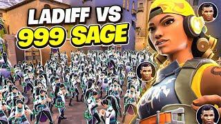 LADİFF RAZE’İ VS 999 SAGE | valorant @Ladiff