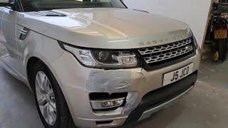 Land rover Range Rover sport L494 front bumper removal. Full Guide from start to finish!