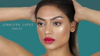 J LO x INGLOT glJLO easy makeup tutorial | Besame red lipstick | Sabrina Anijs