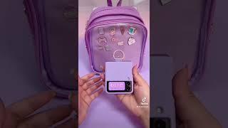 Jookstogo Purple Tech Ita Bag ASMR #whatsinmybag #shorts