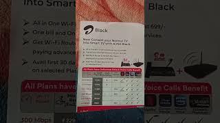 Airtel Black Monthly Plans️ | #airtel #airtelbroadband #shorts