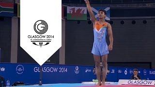 Bad landing for Indian Gymnast Ashish Kumar | Unmissable Moment