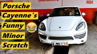 Porsche Cayenne's Funny Minor Scratch 