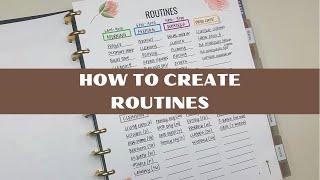 How To Organize Your Life: Creating Routines