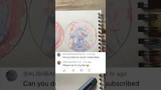 Drawing my Subscribers with 3D Glasses Part 2! #drawing #art #glassesart #artist #trendingshorts