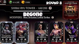 Fatal Shirai Ryu Tower Boss Battle 160 & 120,140 Fight + Reward Mortal Kombat Mobile 2025