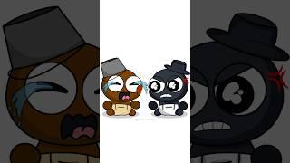 Baby Black x Baby Brud | Incredibox Sprunki Cute Animation #shorts #animation #incredibox