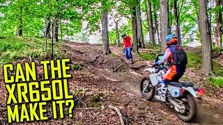 Can my XR650L ADV Build Handle WI's Toughest Single Track? | Hemisphere Engine Protection Test