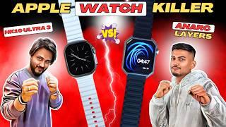 Apple Watch Killer HK10 ULTRA 3 WF With Too many Features | Anarc VS Hk10 | Who Wins ??