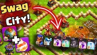 SWAG Royal Champion and TONS OF SPELLS | TH16 best attacks