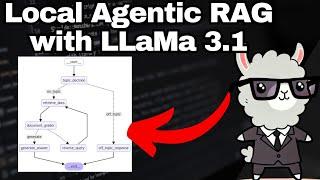 Local Agentic RAG with LLaMa 3.1 - Use LangGraph to perform private RAG