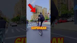 He Tried To Be SUPERMAN And This Happened.. #shorts #bikelife #wheelie