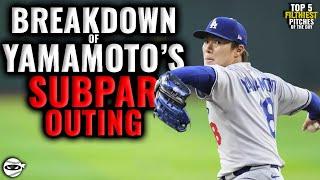 What went wrong for Yoshinobu Yamamoto?