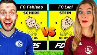 FC Fabiano vs FC Leni - aber SCHERE STEIN PAPIER bestimmt unsere Teams! ️