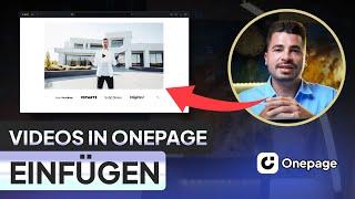 Videos in Onepage einfügen: Schritt-für-Schritt Anleitung