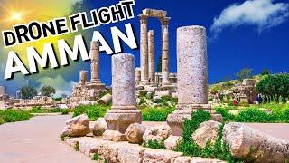 Amman Aerials: Captivating 4K Drone Footage Tour | Ancient Wonders & Modern Marvels 