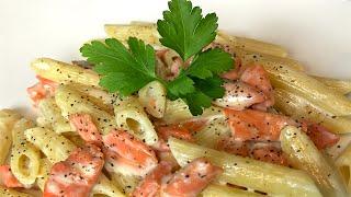 Smoked salmon pasta - Cooking Simple Recipes