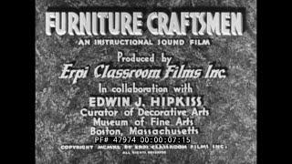 FURNITURE CRAFTSMEN 1940s WOODWORKING & CHAIR MANUFACTURE FILM  47974