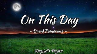 On This Day - David Pomeranz (Karaoke Version)