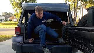 Jeep Wrangler Back Seat Removal