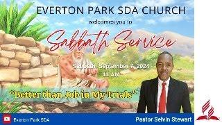 Sabbath Service | September 7, 2024 | Pastor Selvin Stewart