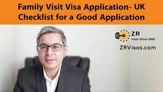 UK Family Visit Visa for Parents, Brother, Sister, relatives Checklist to make Good Visa Application