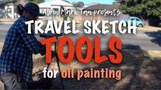 Travel Sketch - TOOLS for oil painting