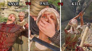 Save vs Fail vs Kill Pavlena (ALL CHOICES) - Kingdom Come: Deliverance 2