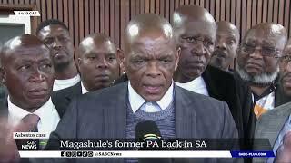 Asbestos Case | Magashule's former PA Moroadi Cholota back in SA