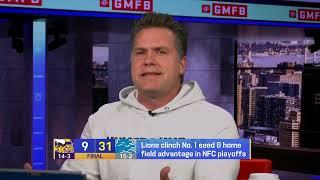 What do you make of Detroit Lions dominant Week 18 performance to clinch No  1 seed   'GMFB'