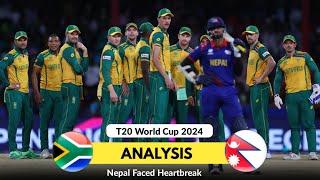 Nepal Lost A Last Ball Thriller | Post Match Analysis | T20 World Cup | NEP vs SA