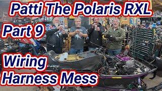 Patti Part 9 RXL Wiring Mess!  Polaris Triple Vintage Snowmobile.