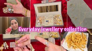 My everyday Gold Diamond and artificial jewellery collection- Mama sy aksar isi baat py dant prti