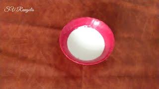 How to make rice paste to draw rangoli || maa kolam || wet rice rangoli