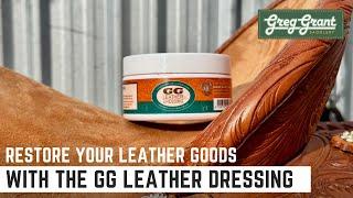 Restore Your Leather Goods with the GG Leather Dressing - Greg Grant Saddlery