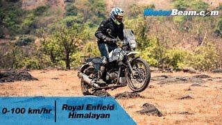 Royal Enfield Himalayan 0-100 km/hr & Top Speed | MotorBeam