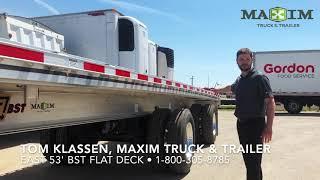 East BEAST (BST) Flat Deck Trailer with Tom at Maxim Truck & Trailer