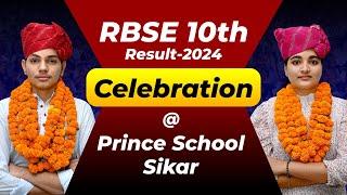  Celebrating brilliant success in RBSE 10th Result 2024 at Prince School