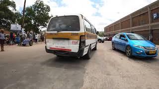 Bulawayo (City of Kings) city drive Zimbabwe -  raw footage uncut 4K