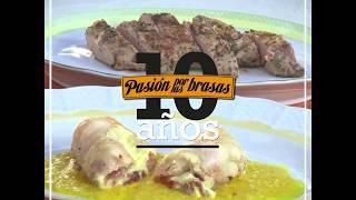 ARROLLADO DE POLLO RELLENO CON CREMA DE AZAFRÁN