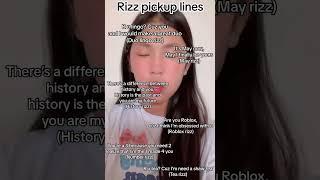 Rizz pickup lines (White tee song) #shorts