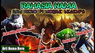 MENGUAK RAHASIA DARI NAMA PARA HERO DI MOBILE LEGENDS !! CARMILLA ARTINYA APA ?