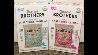 Bearded Brothers Food Bar: Blueberry Vanilla & Raspberry Lemon Review