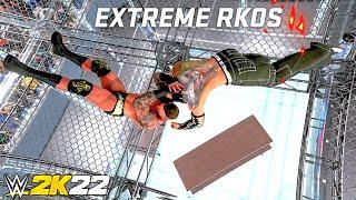 WWE 2K22 - 10 Most Extreme RKO