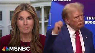 Nicolle Wallace reacts to Trump impromptu, extended dance party