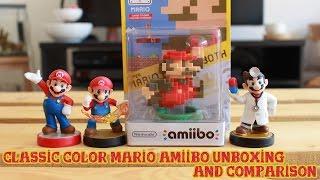 [Amiibo] Mario Classic Color 30th Anniversary - Unbox and compare