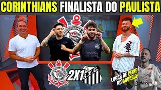 GLOBO ESPORTE CORINTHIANS! TIMÃO VENCE O SANTOS E GARANTE VAGA NA FINAL DO PAULISTÃO!