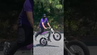 The bike's father got his purple killer! 