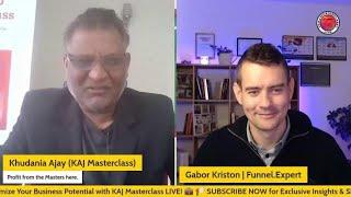 Conversion Optimization Hacks With Gabor Kriston | KAJ Masterclass LIVE