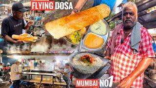 India's Famous Rajinikanth Style Flying Dosa in Mumbai | Special Mysore Masala Dosa | Street Food